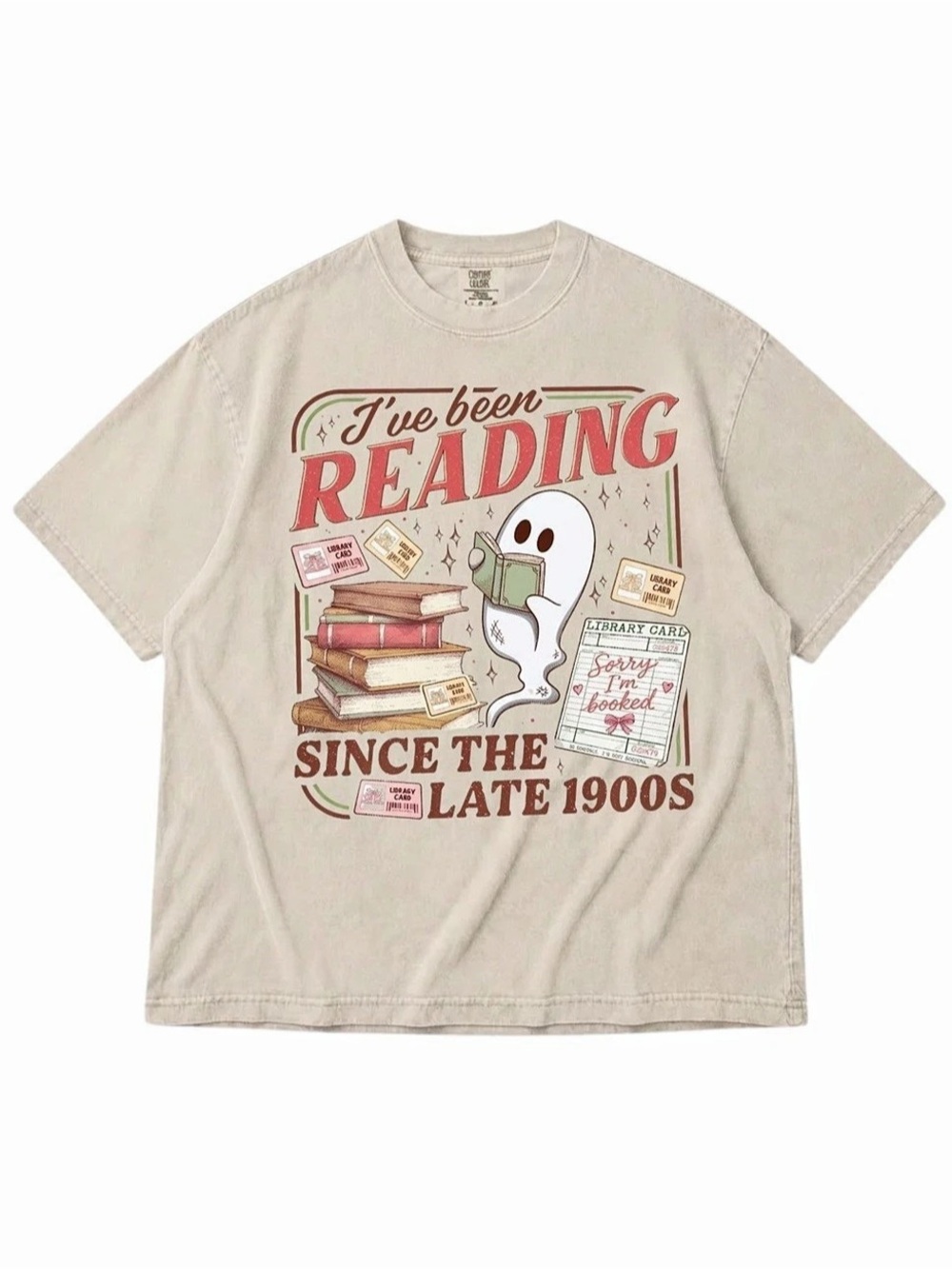 Comfort Colors I've Been Reading Since the Late 1900s Graphic T-Shirt Tee Ivory